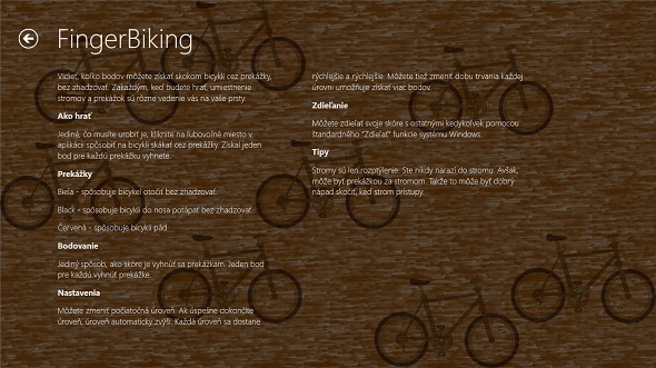 FingerBiking